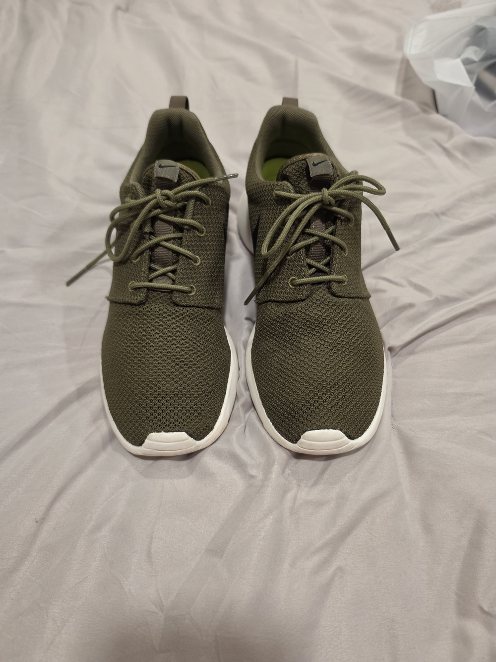 Nike Men’s Olive Green Knit Runner Sneakers